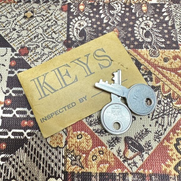 Vintage Patchwork Tapestry Briefcase With Handle Key Lock Keys Included 17x12x3 - Picture 11 of 14